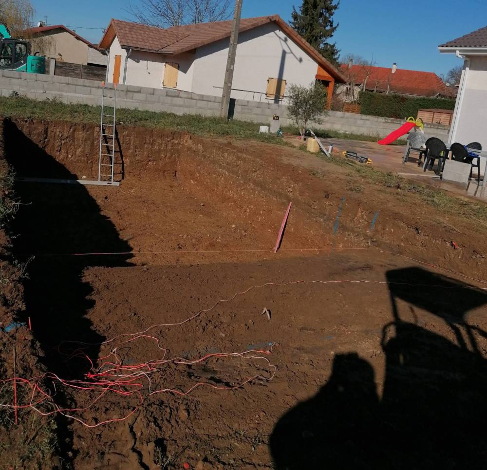 chantier piscine