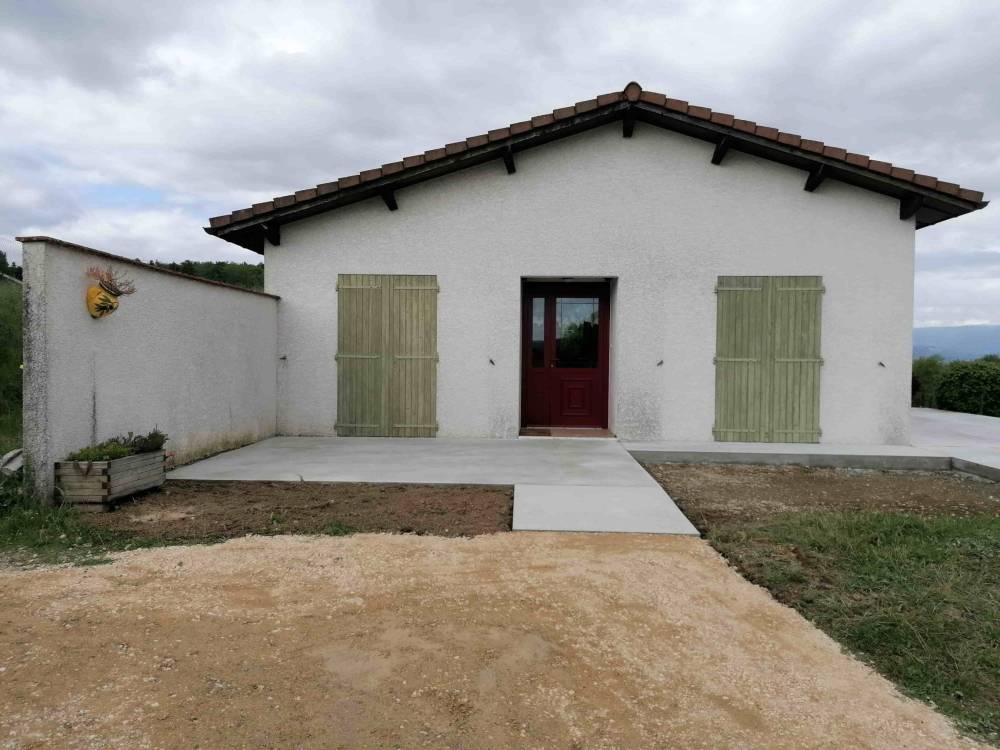 Maçonnerie paysagère maison extérieur